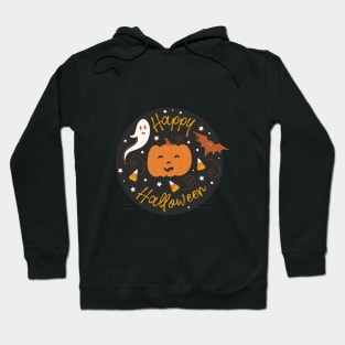 Pumpkin Party on Black Hoodie